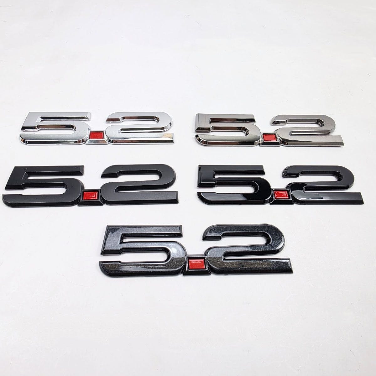 UPR 5.2 OEM Style Fender Emblem Pair (fits F-150 Raptor R, Shelby, GT500, GT350)