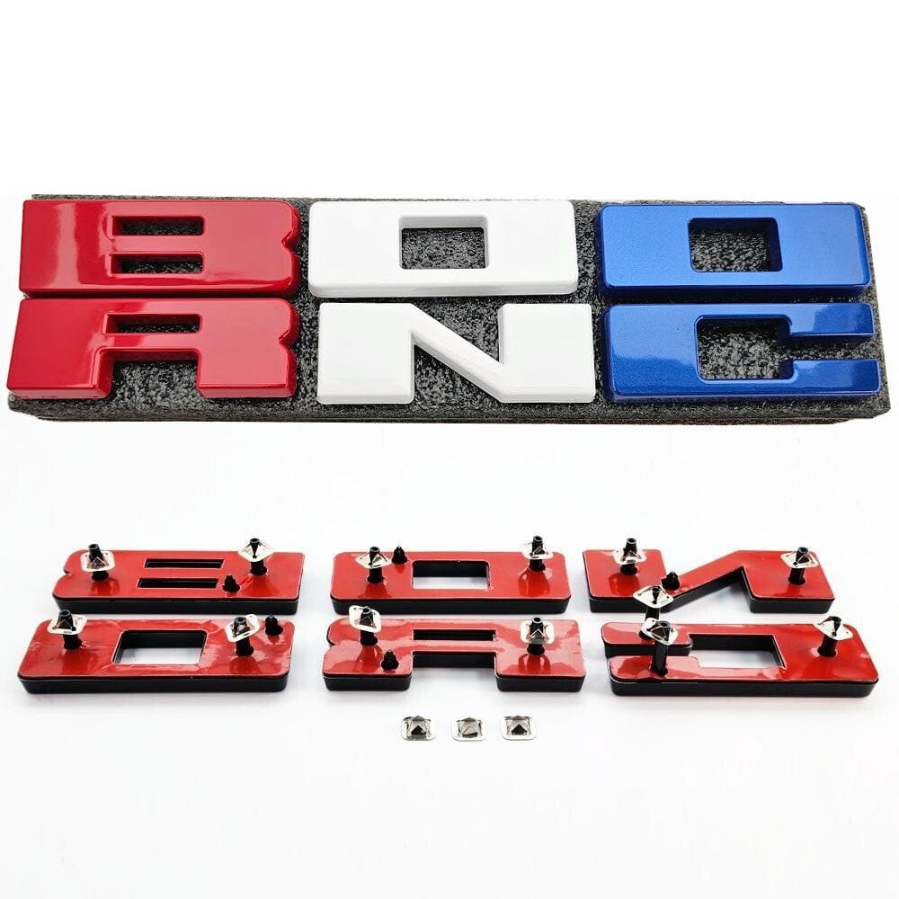 UPR Grille Replacement Letters (fits 21-26 Ford Bronco) UPR