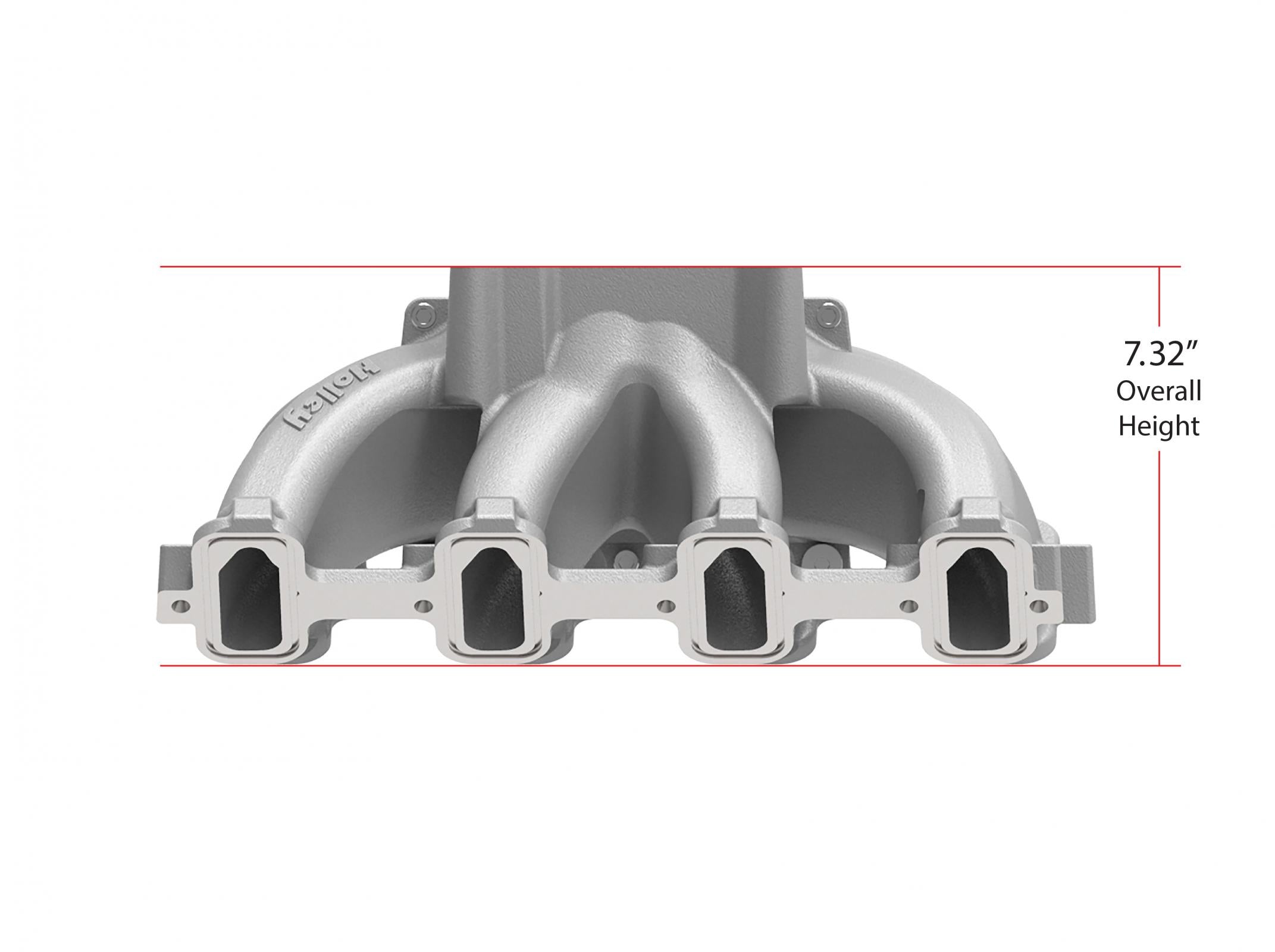 Single Plane Split-Design Race Intake Manifold- GM LS1/LS2/LS6 Carbureted Single Plane Split-Design Race Intake Manifold Fits All GM LS Gen III or IV Engines Equipped with LS1/LS2/LS6 Style Cathedral Port Cylinder Heads Holley