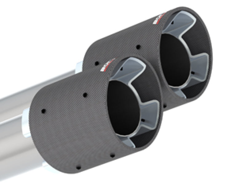 Borla 2020 Ford GT500 5.2L AT 3in ATAK CatBack Exhaust w/ Carbon Fiber Tips - additional view 2