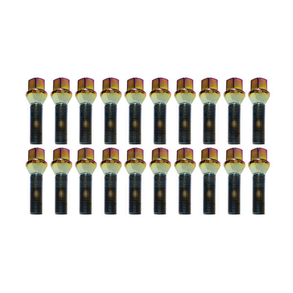 Wheel Mate Mevius 17 Hex Lug Bolt Set of 20 - Chrome Neon 14x1.25 40mm Cone 60 DEG TAP - 40592N User 1