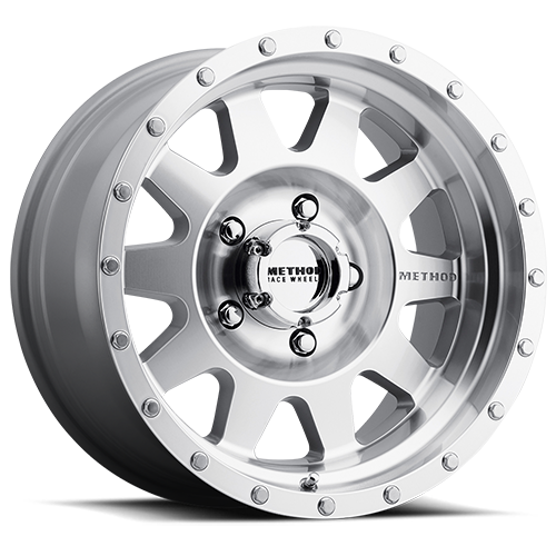 Aluminum Wheels 16x8 The Standard MR301 Bolt Pattern 5 On 114.3 Offset 0 Lip Size 2.52 Machined SL Clear Coat Method