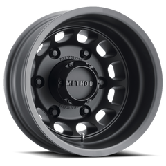 Aluminum Wheels 16x5.5 MR901 Dually Bolt Pattern 6 On 205 Offset -138 Lip Size 1.77 Matte Black Method