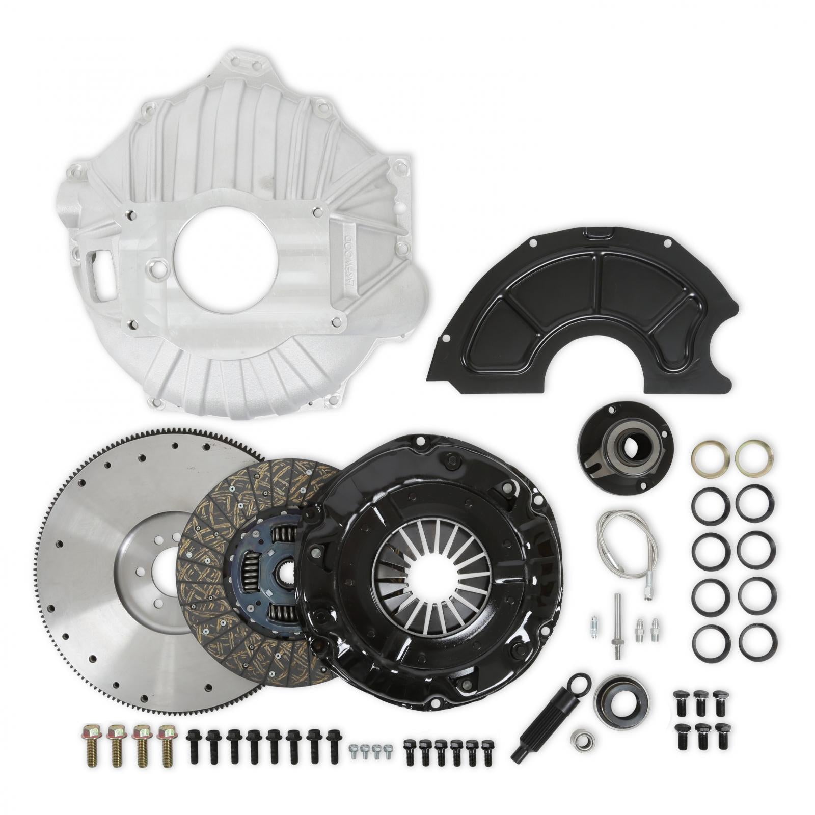 Complete Transmission Installation Kit GM Tko/tkx Installation Kit for 1970-1990 Externally Balanced 454 Big Block Chevrolet Engines Holley