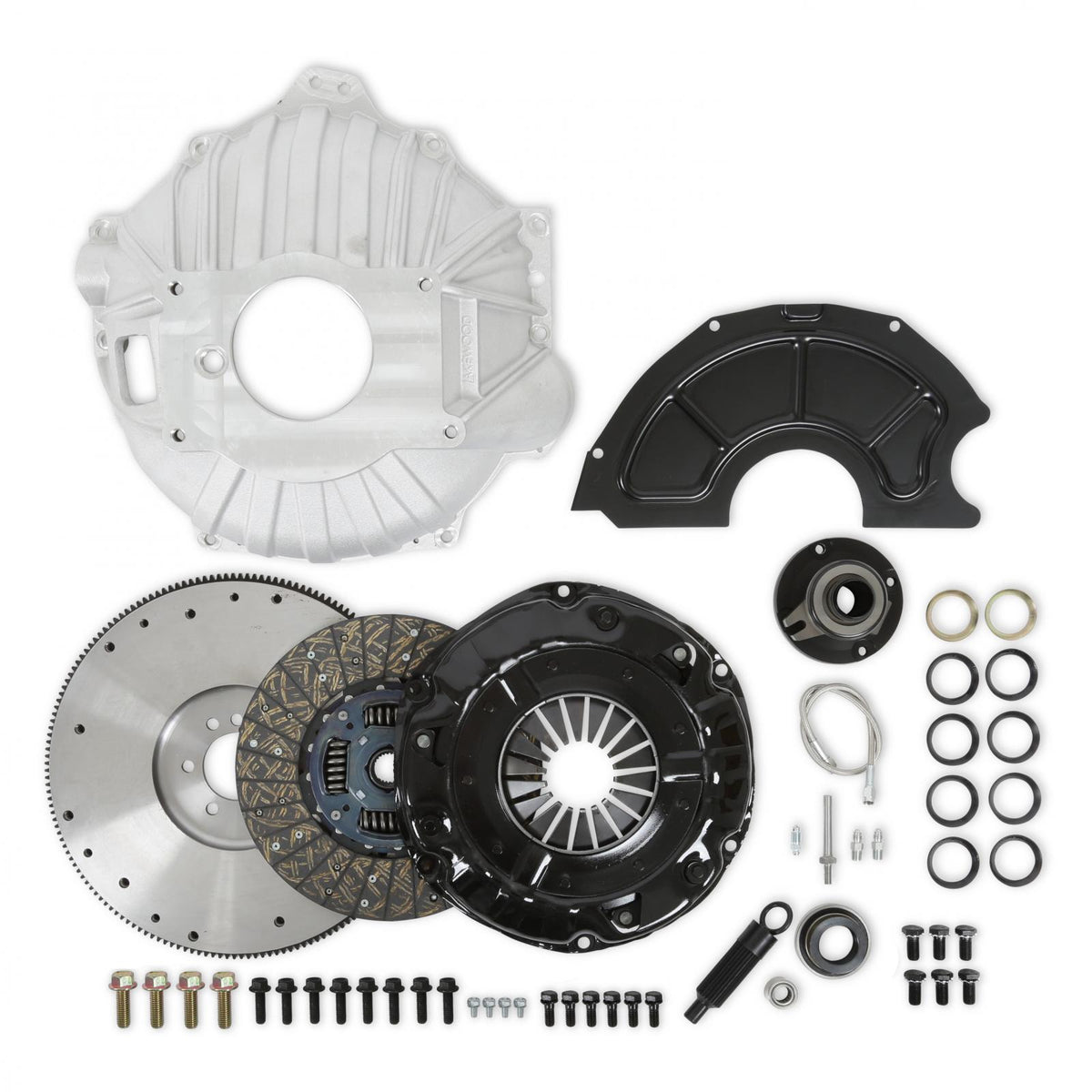 Complete Transmission Installation Kit GM Tko/tkx Installation Kit for 1970-1990 Externally Balanced 454 Big Block Chevrolet Engines Holley