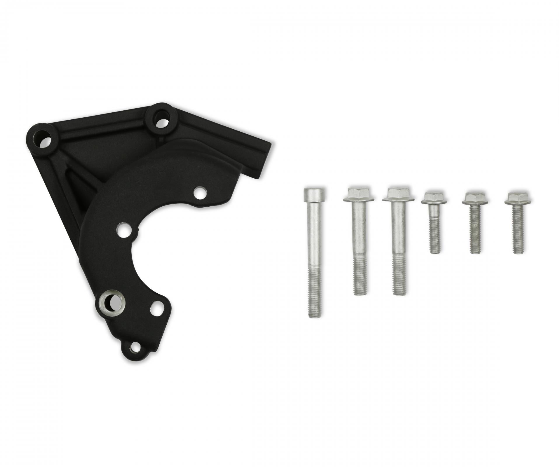 Mid Lsa/ls Accessory Drive Bracket Kit Power Steering Black Small Block Chevrolet Gen III/iv Lsa/ls Holley