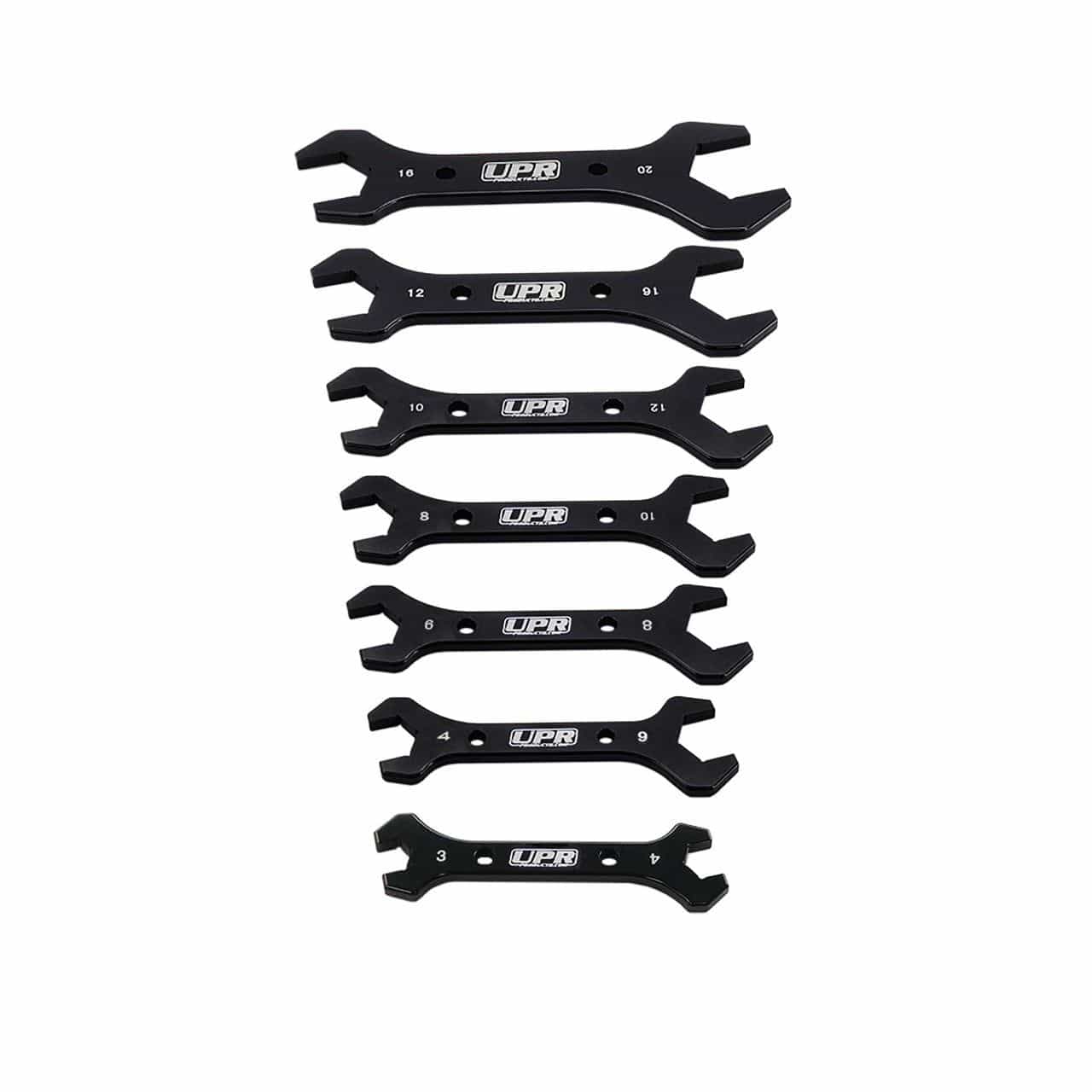 UPR 7075 Aluminum 7pc AN Wrench Set - ( Comparable to Steel in Strength )
