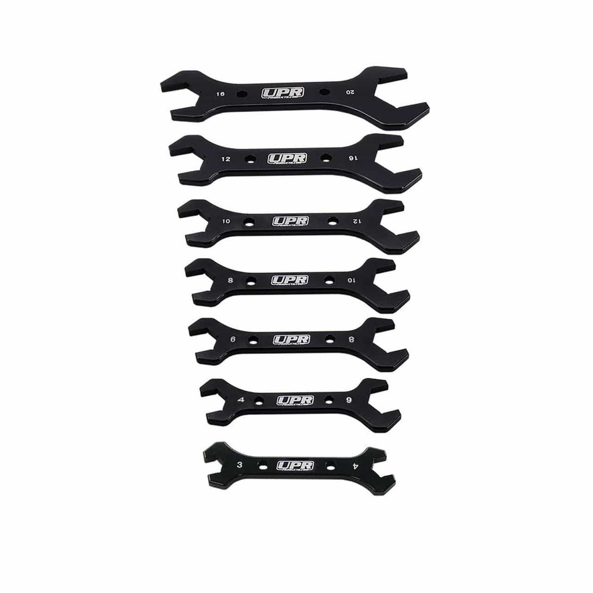 UPR 7075 Aluminum 7pc AN Wrench Set - ( Comparable to Steel in Strength )