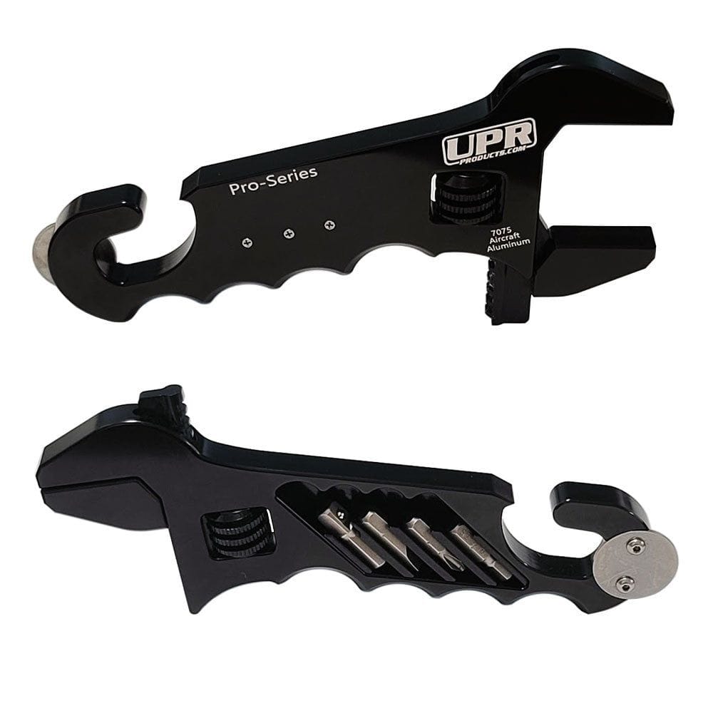 UPR 7075 Billet Adjustable -16 AN Wrench with Dual DZUS Multi-Tool Pit Wrench
