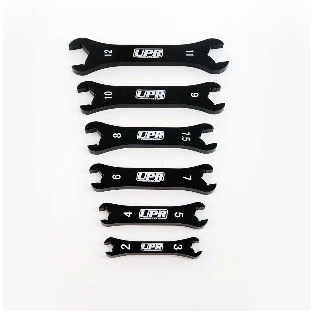 UPR 7075 Billet Aluminum Black Phantom 6pc AN Wrench Set