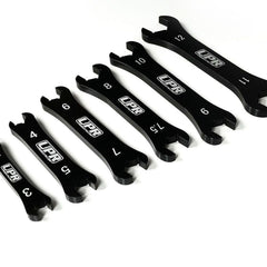 UPR 7075 Billet Aluminum Black Phantom 6pc AN Wrench Set