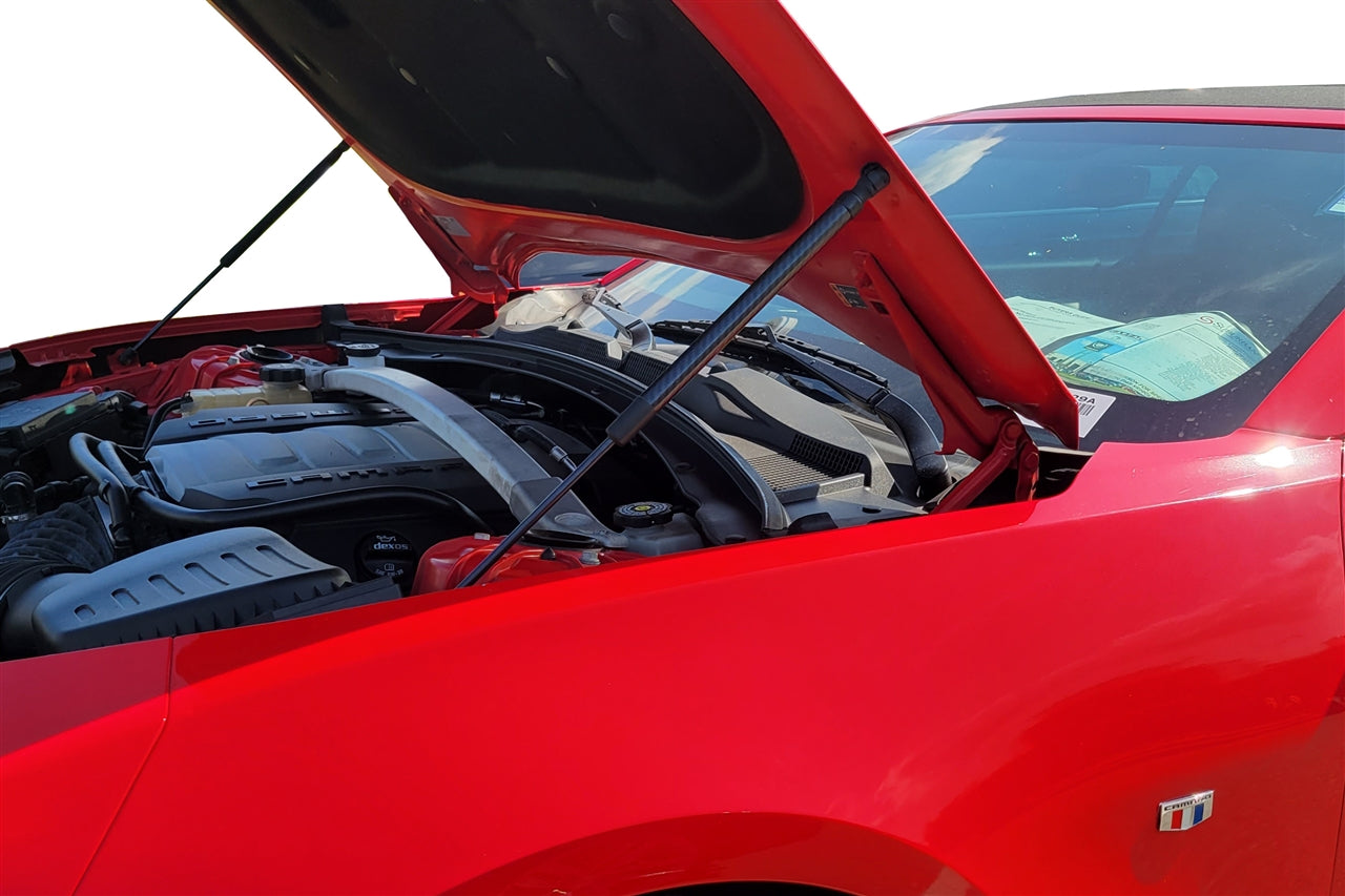 Redline Tuning QuickLIFT Carbon Fiber Sleeves - OEM Gas Strut (2016+ Chevrolet Camaro)