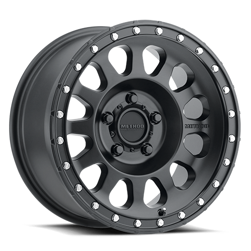 Aluminum Wheels 17x9 MR315 Bolt Pattern 5 On 127 Offset -12 Lip Size 1.65 Matte Black MB Method