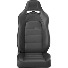 Corbeau Corbeau Trailcat Reclining Seat Black Vinyl, Diamond w/White Stitching