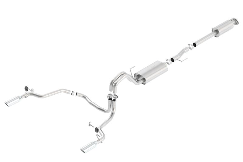 Borla 15-16 Ford F-150 3.5L EcoBoost Ext. Cab Std. Bed Catback Exhaust S-Type Single Split Rear Exit - additional view
