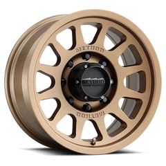 Aluminum Wheels 17x9 Bead Grip MR703 Bolt Pattern 8 On 165.1 Offset -12 Lip Size 1.18 Method Bronze BRZ Method