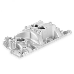 Strip Dominator Intake Chevy Small Block V8 Pro-Jection TBI Intake Manifold High Rise Dual Plane W/egr 1987-later with Cast Iron Heads Holley