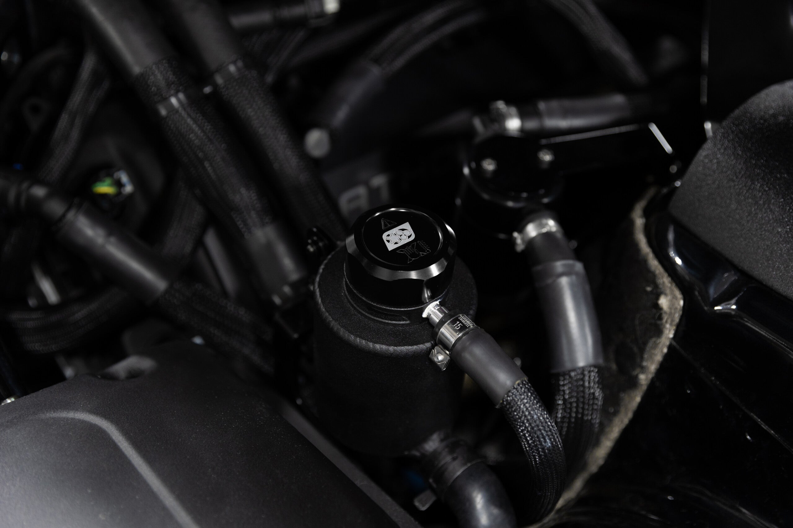 Whipple Supercharger Reservoir installed
