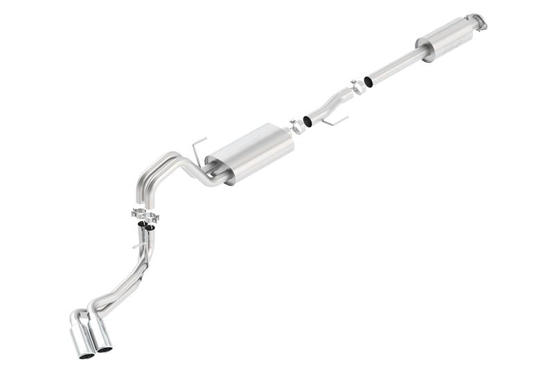 Borla 15-16 Ford F-150 3.5L EcoBoost Ext. Cab Std. Bed Catback Exhaust S-Type Truck Side Exit - additional view