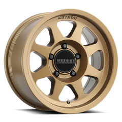 Aluminum Wheels 17x7.5 Bead Grip MR701 Bolt Pattern 5 On 114.3 Offset 30 Lip Size 0.98 Method Bronze BRZ Method
