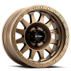 Aluminum Wheels 17x8.5 Double Standard MR304 Bolt Pattern 6 On 139.7 Offset 0 Lip Size 2.6 Method Bronze BRZ Method