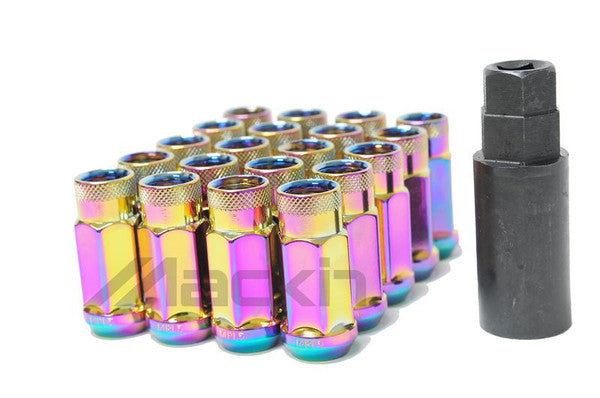 Wheel Mate Monster Locking Lug Nut Set of 4 - Black 14x1.50 - 33002B Photo - Primary