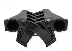 Fabricated Intake Manifold Dual Plenum 92Mm Ls1/2/6, Rail Kit Dual Plenum Inch Intake Manifold 92Mm Throttle Body Bore For GM Ls1/2/6 Engines (Includes Installation Kit, And Fuel Rail Kit) Black Finish Sniper EFI