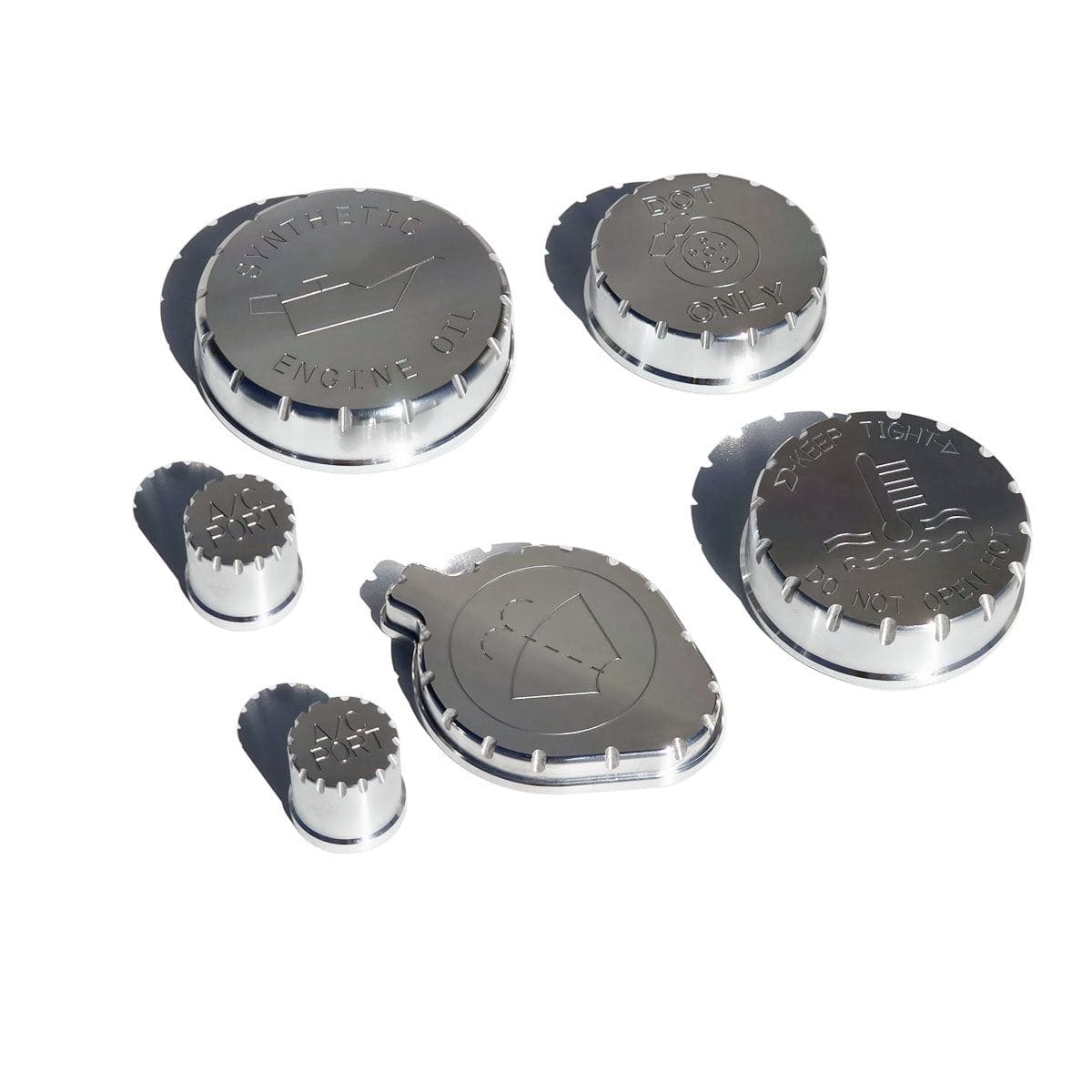 Billet Engine Cap Cover Package (fits 15-24 Mustang GT & V6) UPR