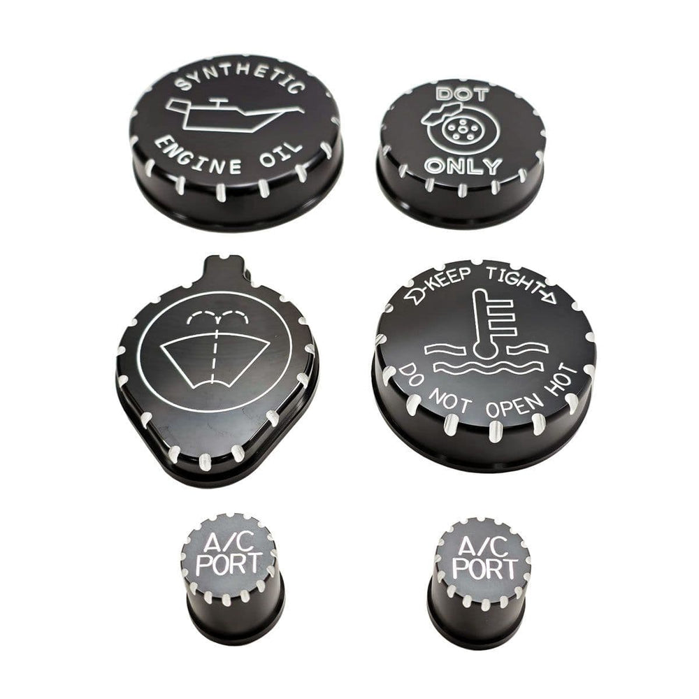 Billet Engine Cap Cover Package (fits 15-24 Mustang GT & V6) UPR