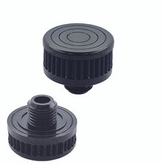 Black UPR Valve Cover Breather Filter Screw In & Push On