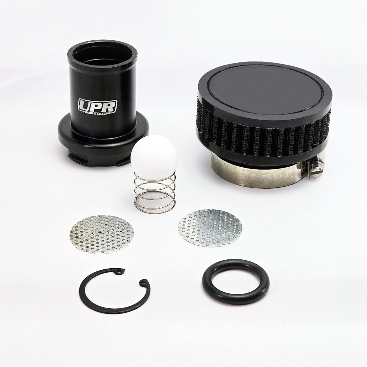 Baffled Billet One-Way Valve Cover Crankcase Breather Kit (fits VW VAG Audi Porsche) UPR