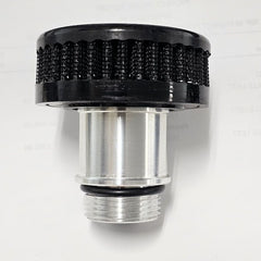 Oil Cap Breather Adapter w/Filter Holley LS Valve Cover 16ORB GM UPR