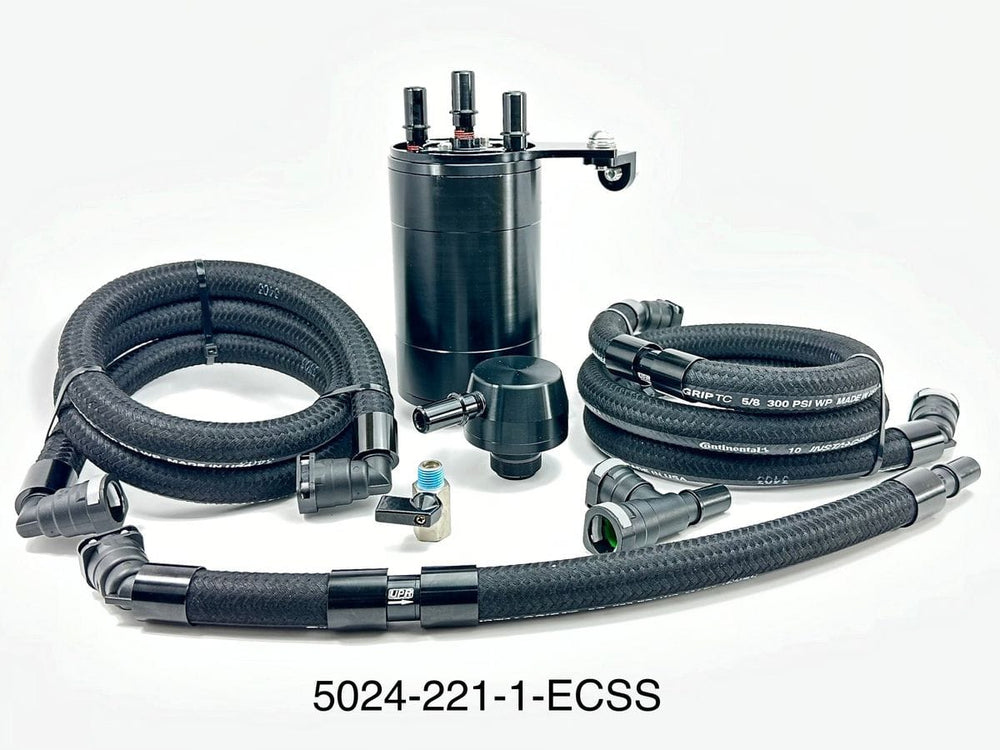 Plug n Play™ Dual Valve Oil Catch Can with ECSS (fits 15-20 F150 Ecoboost 2.7L & 3.5L Incl Raptor) UPR