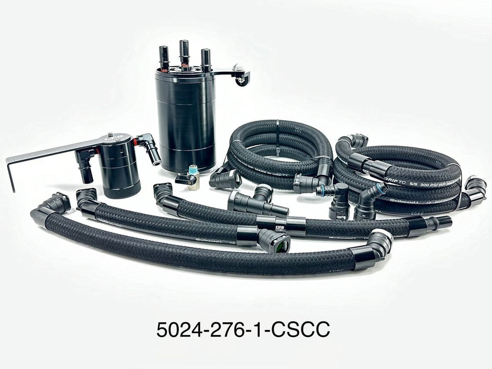 Plug n Play™ Dual Valve Oil Catch Can w/CSCC Kit (fits 21-24 F150 2.7L Ecoboost) UPR
