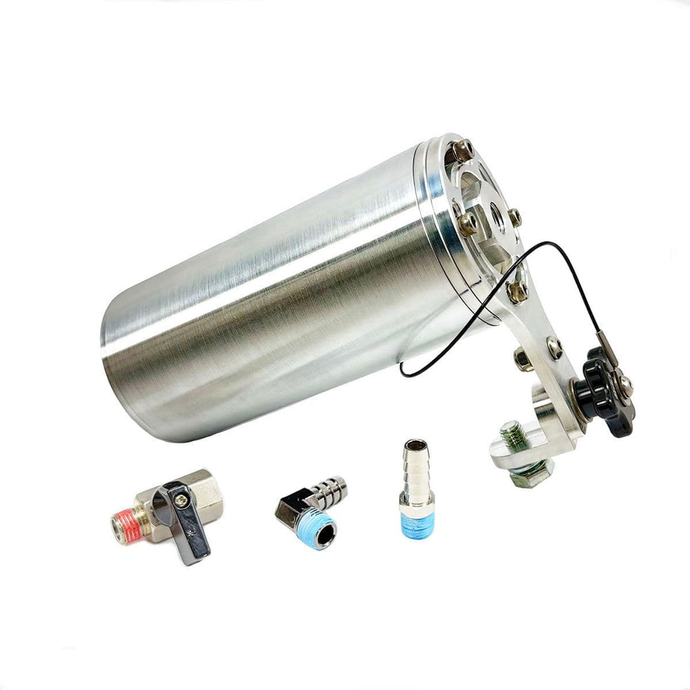 Billet Coolant Expansion Overflow Tank with Adjustable Mount 3"x7"