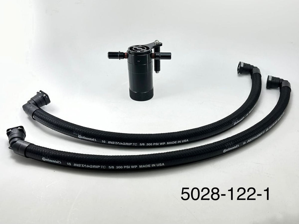 Plug N Play™ SC Oil Catch Can Separator (fits 2011-2021 Ford F150 5.0, 6.2 & Ecoboost)