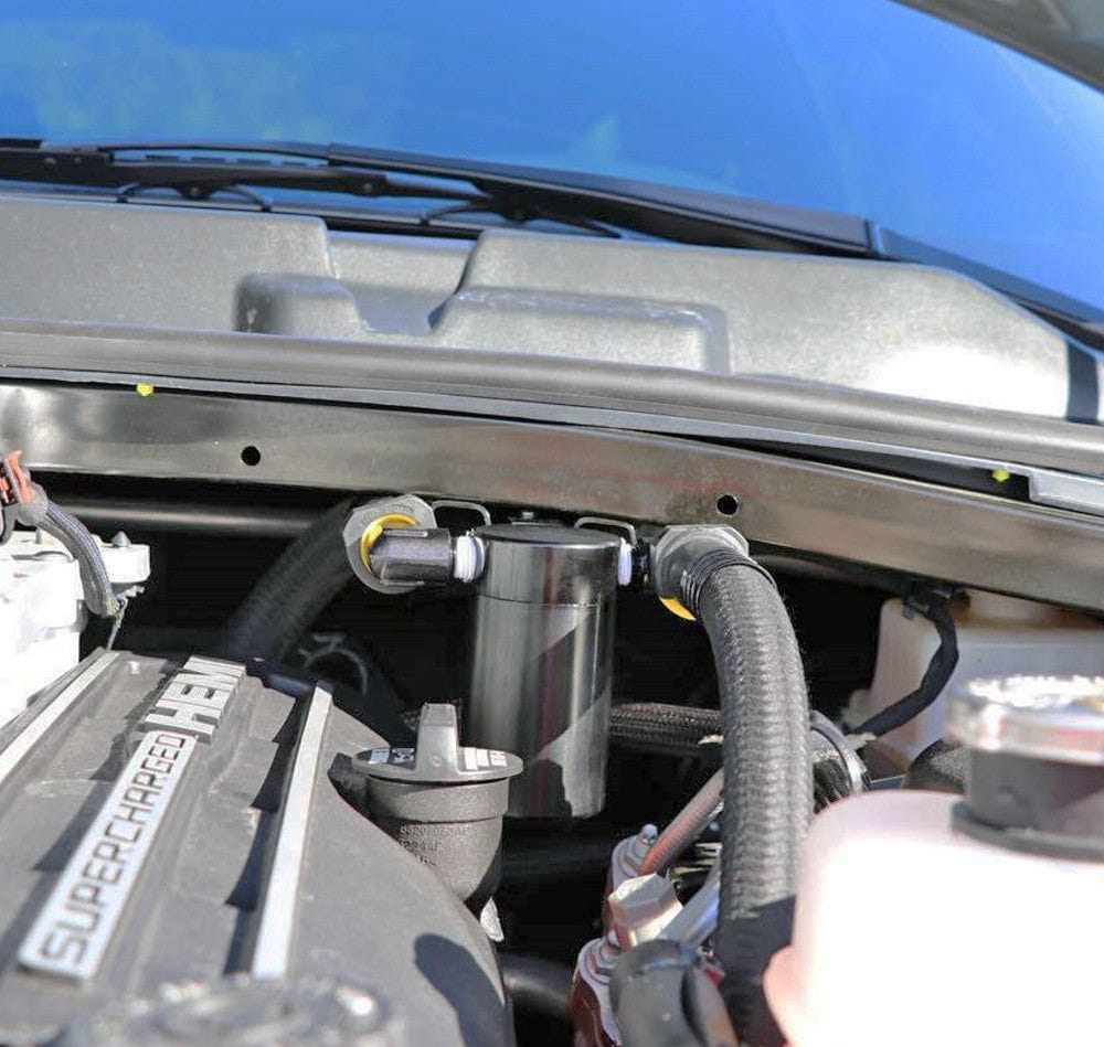 Plug N Play™ Oil Clean Side Catch Can (fits 15-18 Dodge Hellcat, Demon, Redeye 6.2) UPR
