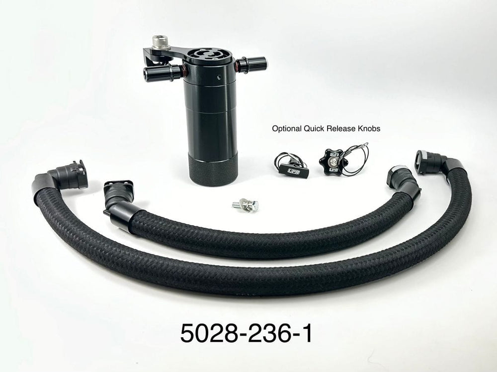 Plug N Play™ SC  Oil Catch Can Separator 2.25 inch (fits 2018-2023 Jeep Trackhawk & 2021 Durango Hellcat 6.2) UPR