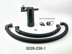 Plug N Play™ SC  Oil Catch Can Separator 2.25 inch (fits 2018-2023 Jeep Trackhawk & 2021 Durango Hellcat 6.2) UPR