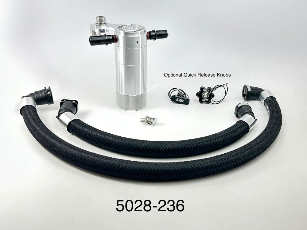 Plug N Play™ SC  Oil Catch Can Separator 2.25 inch (fits 2018-2023 Jeep Trackhawk & 2021 Durango Hellcat 6.2) UPR