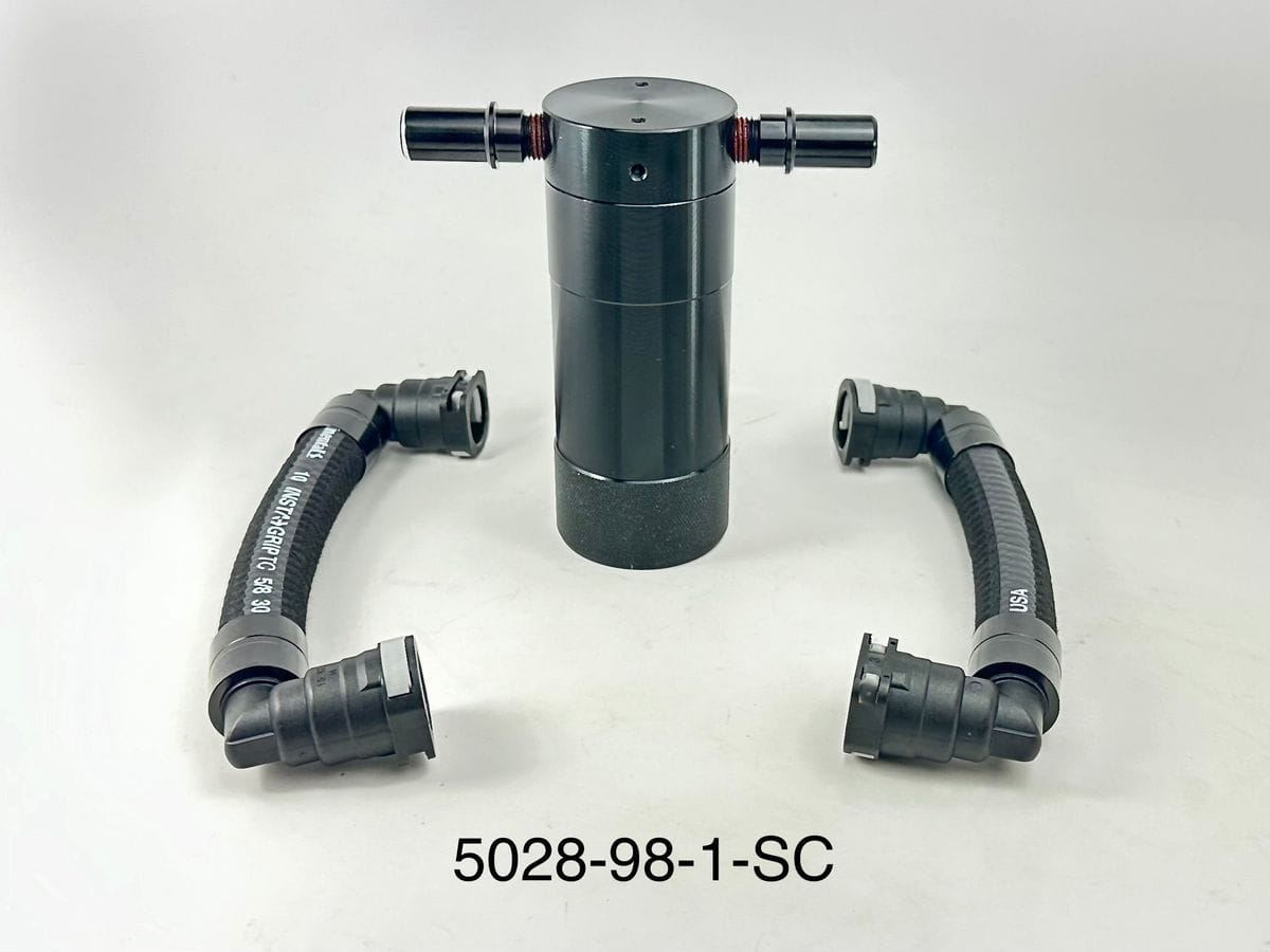 Plug N Play™ SC Oil Catch Can Separator (fits 15-17 Mustang GT) UPR