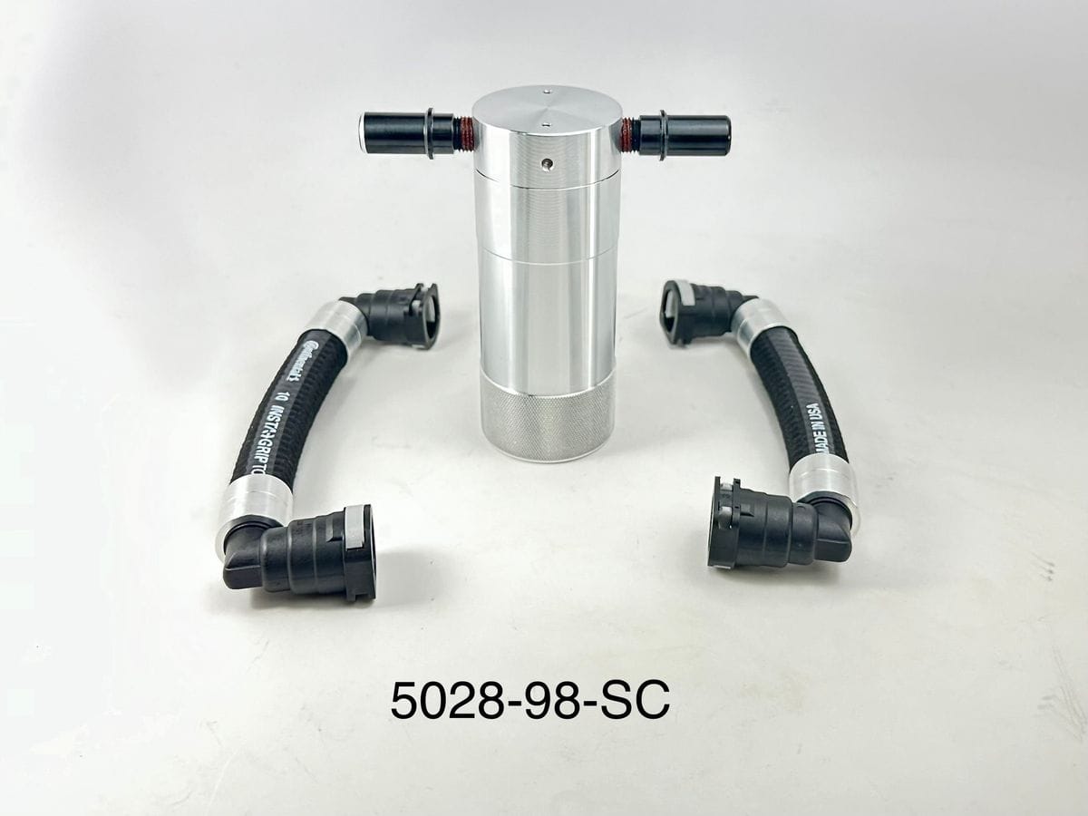 Plug N Play™ SC Oil Catch Can Separator (fits 15-17 Mustang GT) UPR