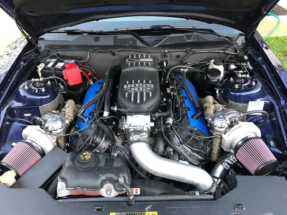 Plug N Play™ Breather Tank System (fits 11-14 Mustang GT) UPR
