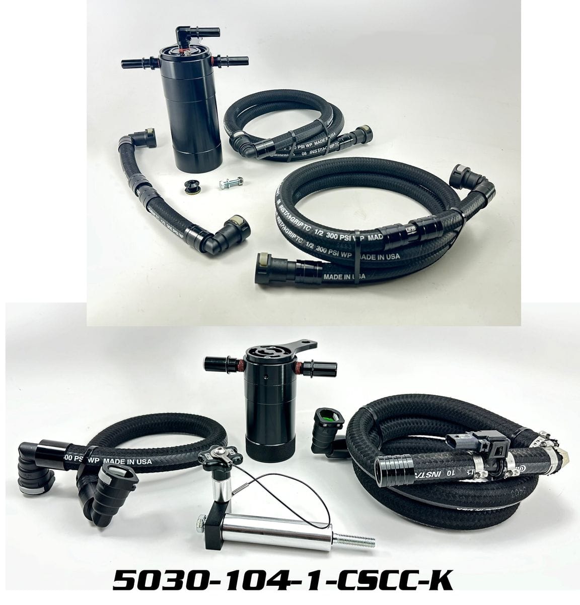 Plug N Play™ Dual Valve Oil Catch Can Separator (fits 15-23 Mustang 2.3 Ecoboost) UPR