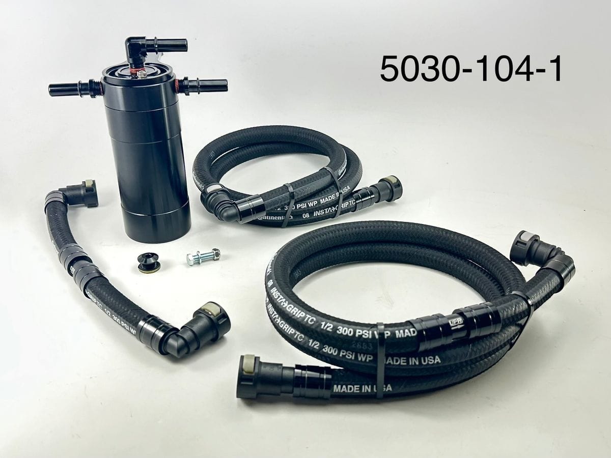 Plug N Play™ Dual Valve Oil Catch Can Separator (fits 15-23 Mustang 2.3 Ecoboost) UPR