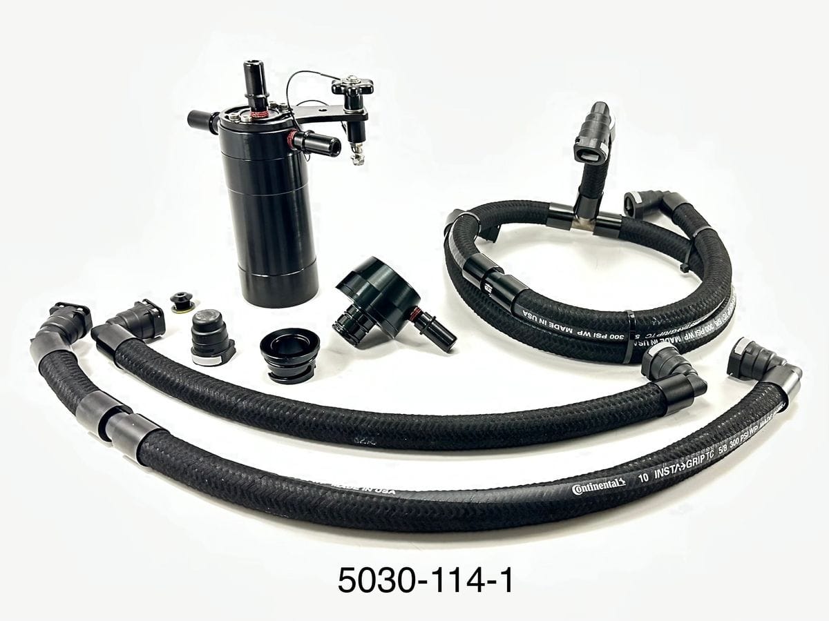 Plug N Play™ Dual Valve Oil Catch Can with CSS (fits 10-14 SHO Flex Explorer 3.5L Ecoboost) UPR