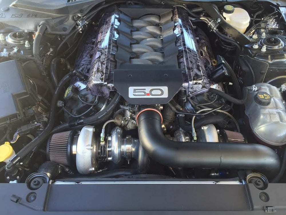 Plug N Play™ Single Valve Oil Catch Can with CSS Separator (fits 15-23 Mustang GT with Hellion) UPR