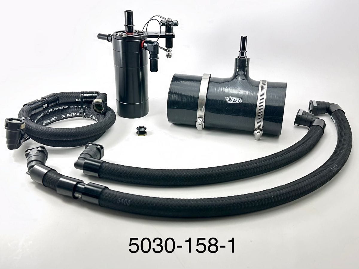 Plug N Play™ Dual Valve Oil Catch Can (fits 15-19 SHO Flex Explorer 3.5L Ecoboost) UPR