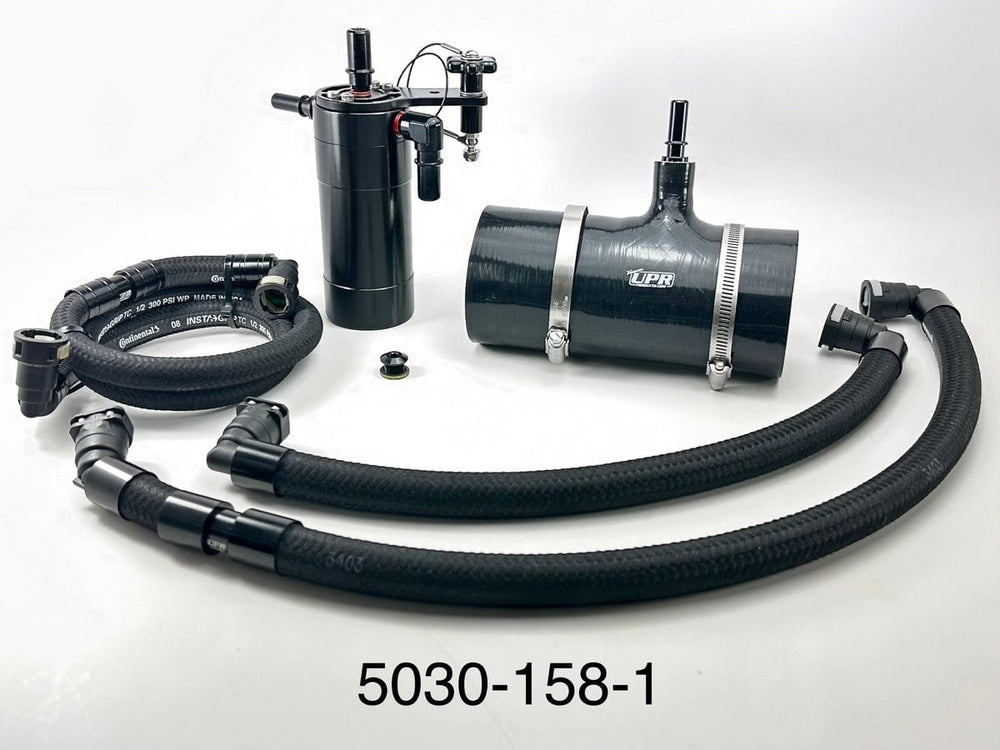 Plug N Play™ Dual Valve Oil Catch Can (fits 15-19 SHO Flex Explorer 3.5L Ecoboost) UPR