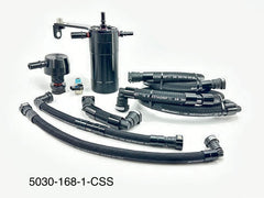 Plug N Play™ Pro Series Dual Valve Oil Catch Can with CSS (fits 14-18 GM Chevrolet GMC Trucks 5.3L) UPR